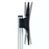 Techly Floor Stand with Shelf Trolley TV LCD/LED 37-86 inch, 200 x 200 mm, 600 x 400 mm, -10 - 5°, 180°, Aluminium, Plastic, Steel, Black, Grey