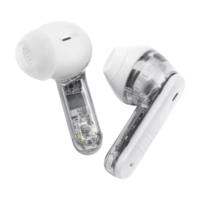 Headset JBL Tune Flex 2 Ghost Edition — True Wireless (TWS) in-ear, Bluetooth, 20–20000 Hz, White