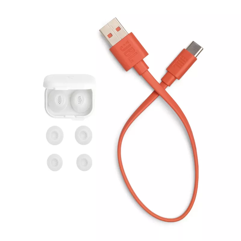 Headset JBL Tune Flex 2 Ghost Edition — True Wireless (TWS) in-ear, Bluetooth, 20–20000 Hz, White
