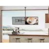 Ceiling mount for dual screens EQUIP 32 inch–60 inch (VESA 200x200–600x400, max 80 kg, swivel ±180°), black