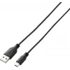 USB 2.0 data cable Renkforce RF-4080792, USB A to Mini-USB B, 1 m, Black