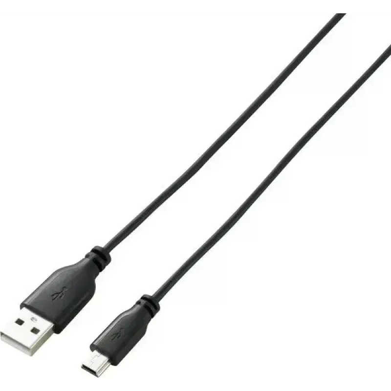USB 2.0 data cable Renkforce RF-4080792, USB A to Mini-USB B, 1 m, Black