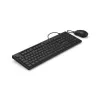 Hama CKM-200 keyboard Mouse included Home/Office USB QWERTZ German Black
