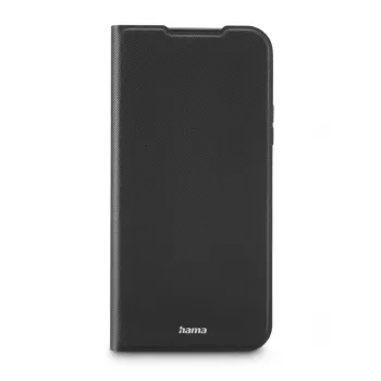 Folio phone case HAMA Daily Protect for Xiaomi Redmi 15C — fits 17.5 cm (6.9 inch), black, 2 card pockets, desktop stand