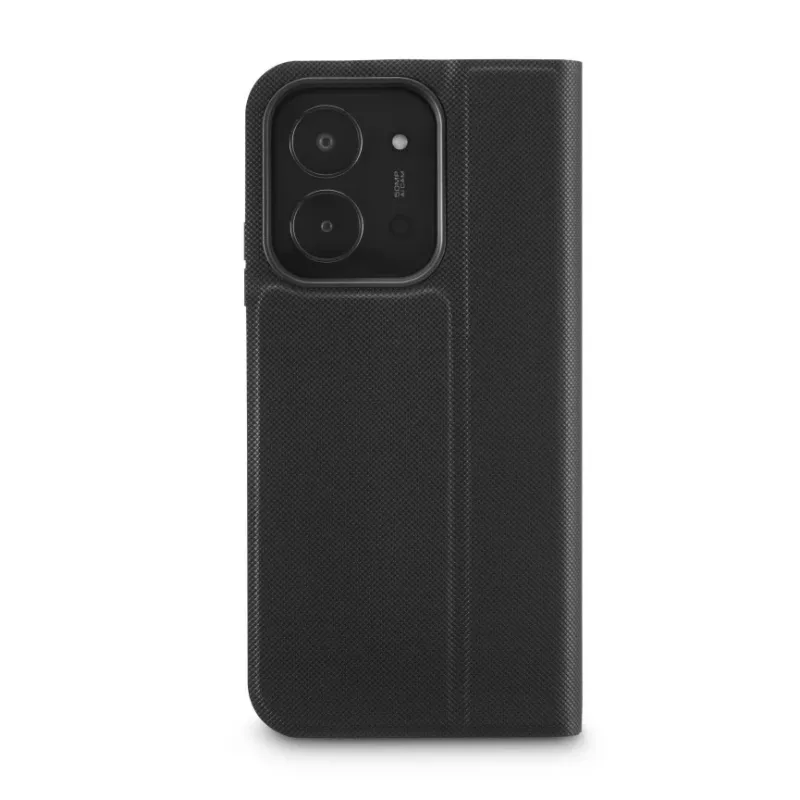 Folio phone case HAMA Daily Protect for Xiaomi Redmi 15C — fits 17.5 cm (6.9 inch), black, 2 card pockets, desktop stand