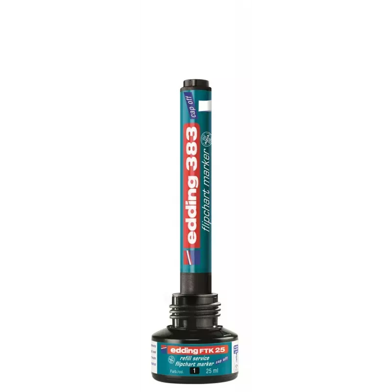Marker refill Edding ED-FTK25-001, black ink, 25 ml, 1 pc