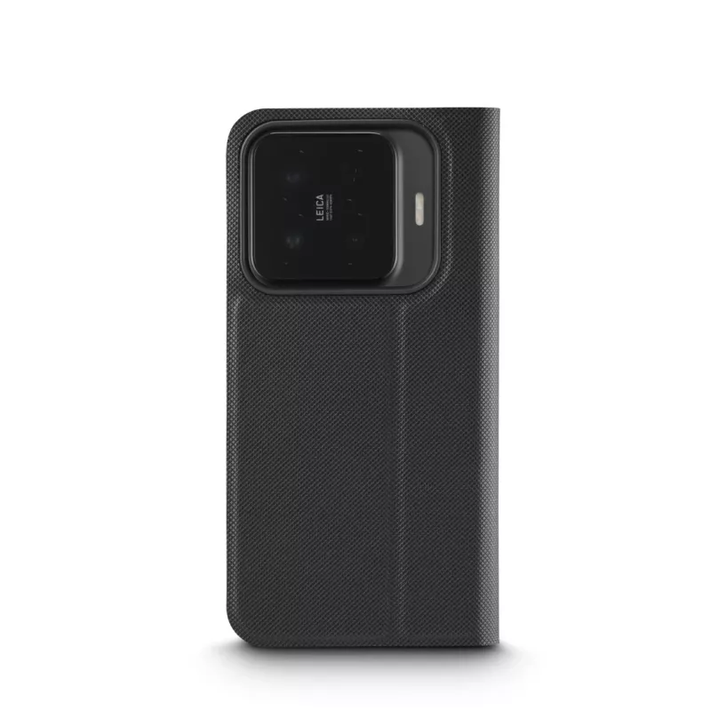 Folio phone case HAMA Daily Protect for Xiaomi 15T Pro — fits 17.4 cm (6.83 inch) screens, black, 2 card pockets, desktop stand