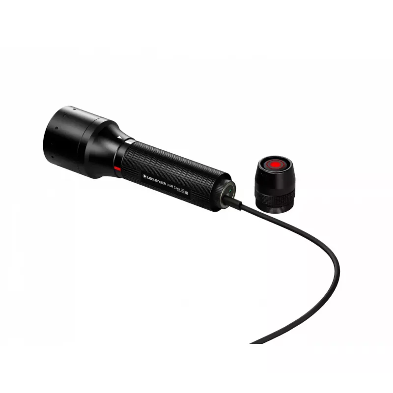 Hand flashlight Ledlenser P6R Core QC Black LED Aluminium IP54 15lm