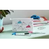 Felt pens Edding 4600 set — 5 colours (Black, Crimson, Orange, Pink, Red), bullet tip