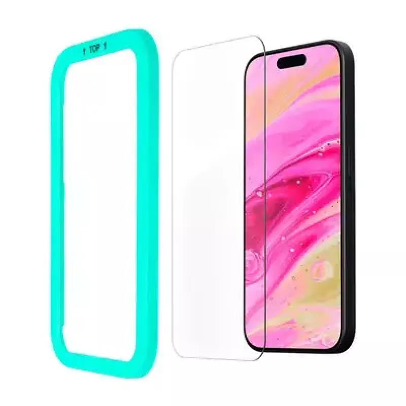 Screen/back protector LAUT L_IP23A_PG for Apple iPhone 15, clear glass/plastic, 1 pc
