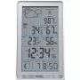 Digital weather station TechnoLine WS 9218 — white, indoor/outdoor thermometer, hygrometer, barometer, battery powered