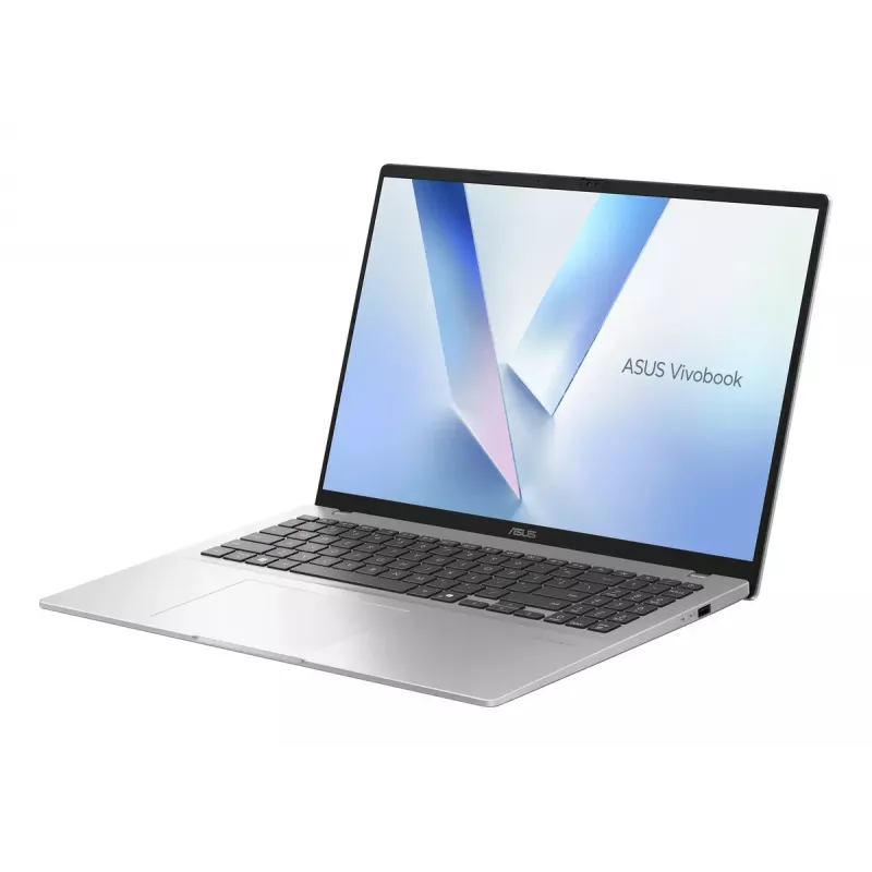 Laptop ASUS Vivobook 16 M1607KA — AMD Ryzen AI 7 350, 16 inch WUXGA (1920x1200), 16 GB DDR5, 1 TB SSD, Windows 11 Home, Silver