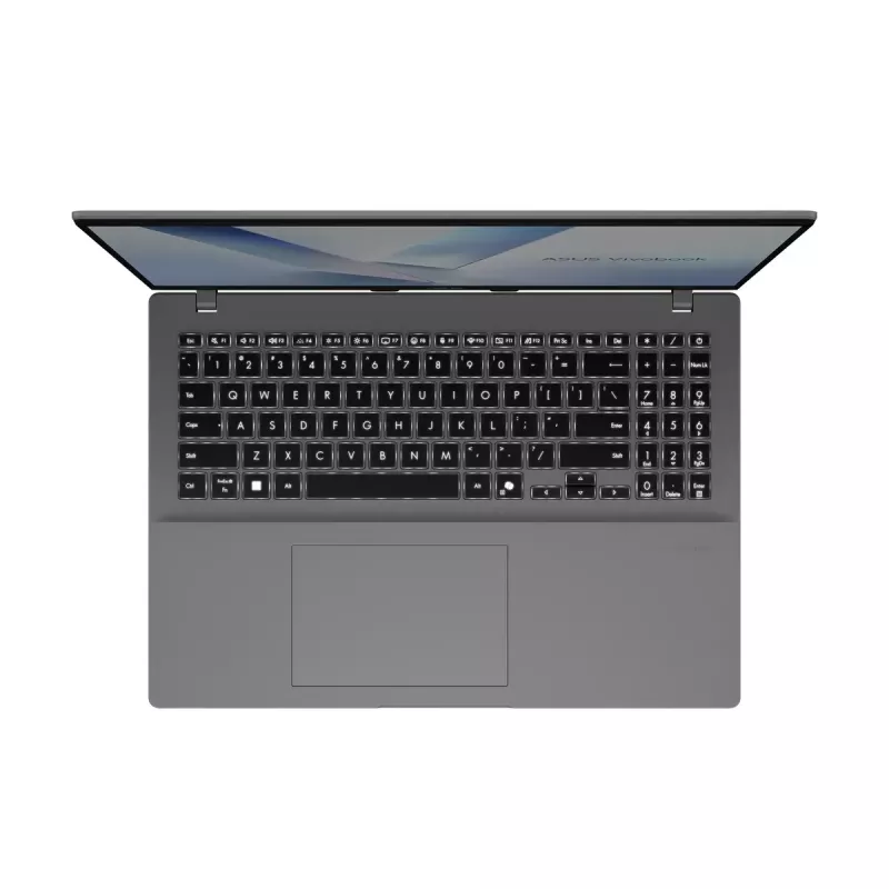 Laptop ASUS Vivobook 16 M1607KA — AMD Ryzen AI 7 350, 16 inch WUXGA (1920x1200), 16 GB DDR5, 1 TB SSD, Windows 11 Home, Silver