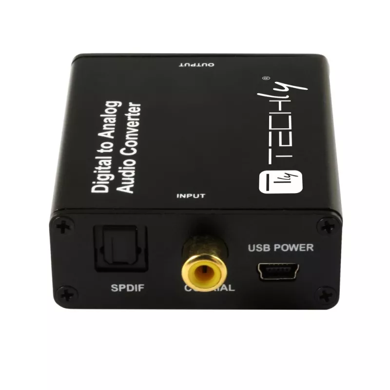 Techly IDATA SPDIF-9 audio converter Black