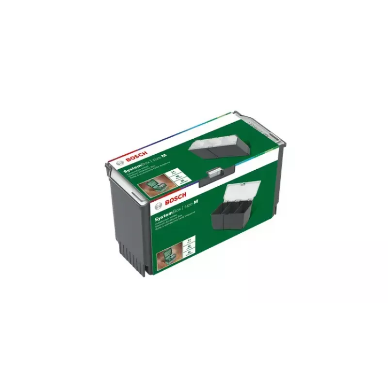 Storage box Bosch SystemBox rectangular polypropylene 235×105×133 mm Black/Grey
