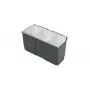 Storage box Bosch SystemBox rectangular polypropylene 235×105×133 mm Black/Grey