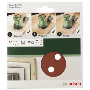 Sanding sheet Bosch 2609256A24 5 pcs Switzerland