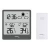 Digital Weather Station TechnoLine WS 9138 — indoor/outdoor thermometer & hygrometer, grey, battery AAA
