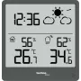 Digital Weather Station TechnoLine WS 9138 — indoor/outdoor thermometer & hygrometer, grey, battery AAA