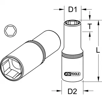 Socket Set KS Tools 917.5391