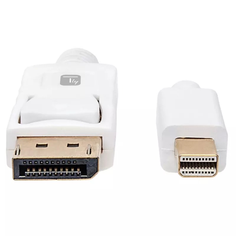Techly ICOC MDP-010T4K DisplayPort cable 1 m Mini DisplayPort White