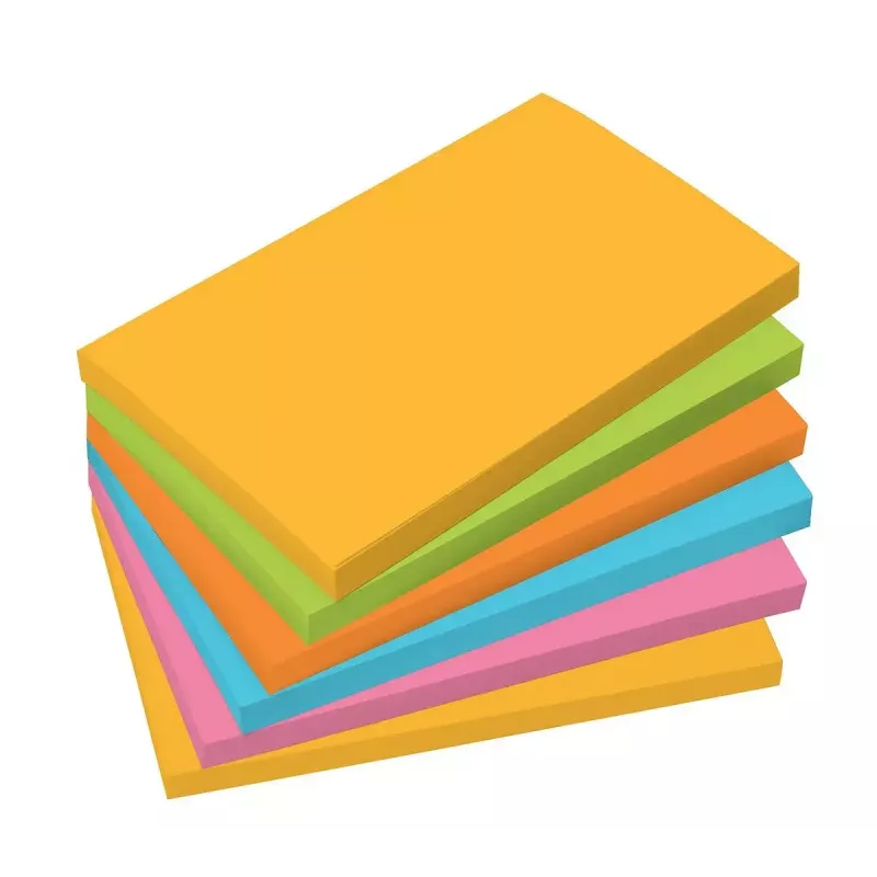 Self-adhesive Note Paper Sigel BA127 Rectangle Blue Green Orange Pink Yellow 100 sheets