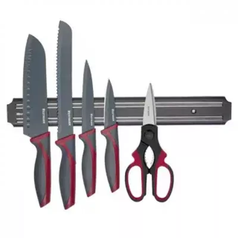 Magnetic strip knife block Westmark Black ABS 380mm width