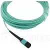Fibre optic cable BlueOptics CBX-STC012BPF-MXXN-MXXN-020M-MTP OM4 20m Turquoise