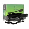 Disposable soup spoon Papstar 96528 Polypropylene Black 190 mm 100 pcs