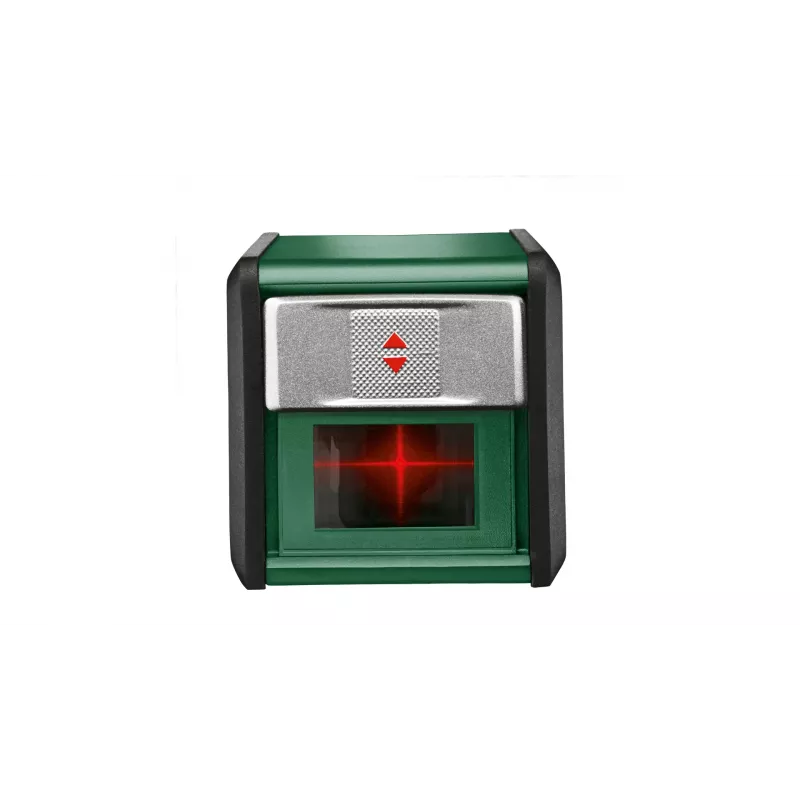 Laser level Bosch Quigo Plus Uni 0603663602 — compact cross-line layout with tripod included