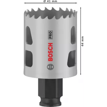 Hole Saw Bosch PRO Multi Material PC Plus 44/41 mm — single, for drill, drywall, metal, plastic, softwood