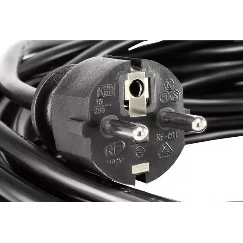 Power Cable BASETech 1593780 Black 3m