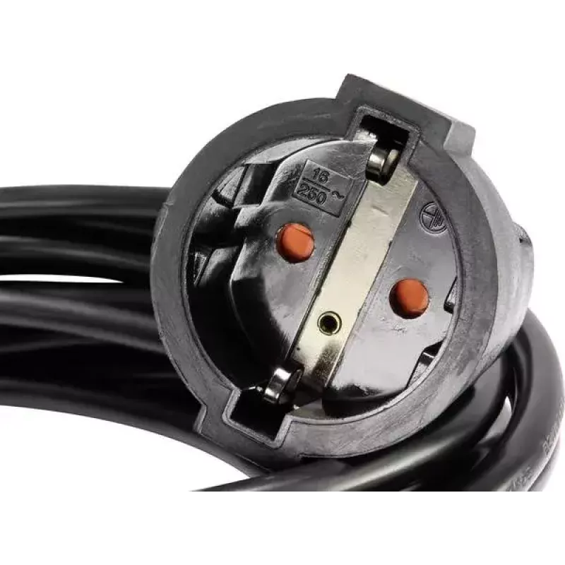 Power Cable BASETech 1593780 Black 3m