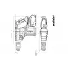 Hammer Drill Metabo KH 18 LTX BL 28 Q 1000 RPM SDS Plus