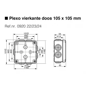 Legrand 092024 electrical junction box