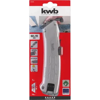 Utility knife KWB 015210 173 mm length 6 cm blade 1.9 cm width
