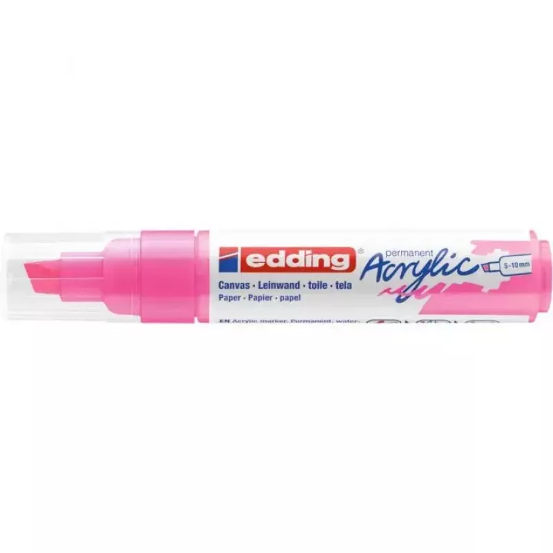 Marker Edding 5000 Chisel tip Pink 1 pc