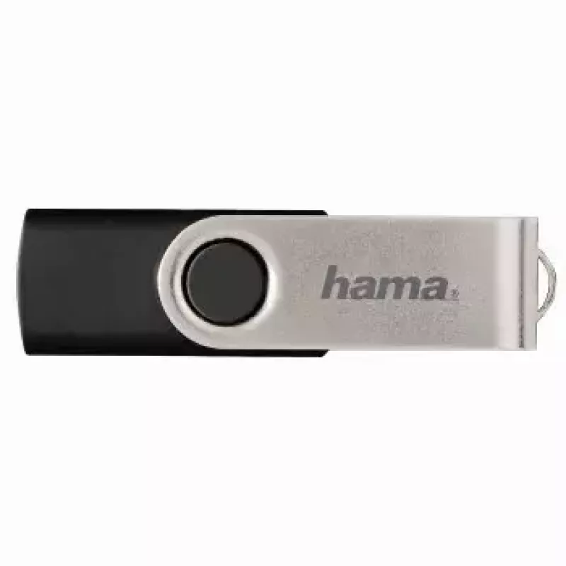 Hama 16GB USB 2.0 USB flash drive USB Type-A Black, Silver