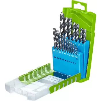 Drill bit set KWB 258819 19 pcs Right hand rotation