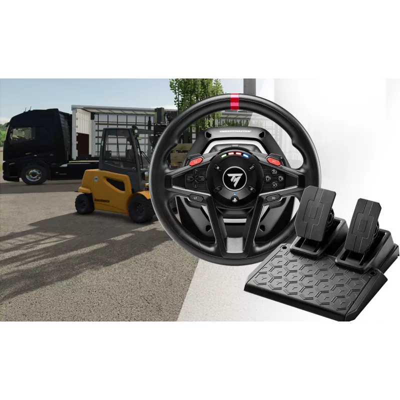 Thrustmaster T128 SimTask Farming Pack Black Steering wheel + pedals + shifter PC, PlayStation 4, PlayStation 5