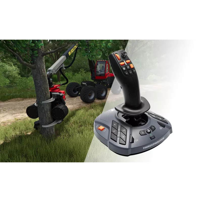 Thrustmaster T128 SimTask Farming Pack Black Steering wheel + pedals + shifter PC, PlayStation 4, PlayStation 5