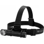 Sandberg Headlamp 1000 Pro, Headband flashlight, Black, Aluminium, IP66, LED, 25 lm