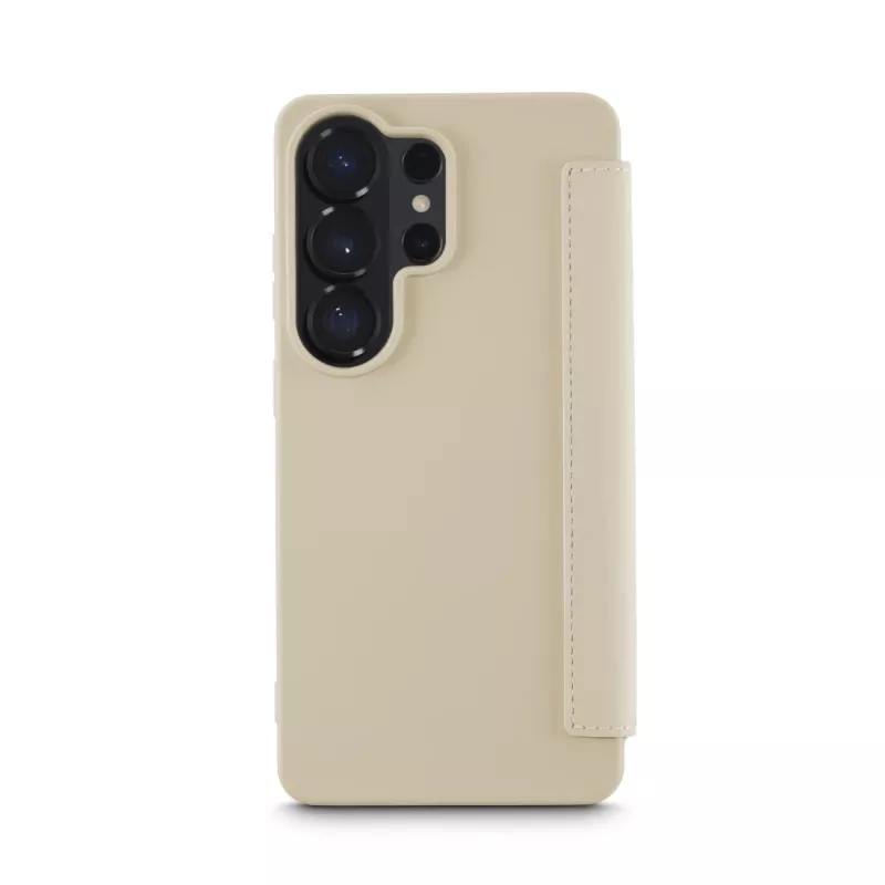 Folio mobile phone case HAMA Fantastic Feel for Galaxy S26 Ultra, 17.5 cm (6.9 inch), Beige, 2 card pockets