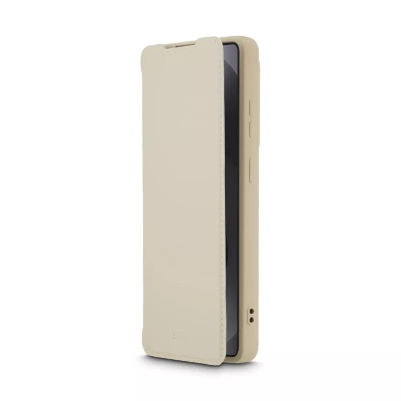 Folio mobile phone case HAMA Fantastic Feel for Galaxy S26 Ultra, 17.5 cm (6.9 inch), Beige, 2 card pockets