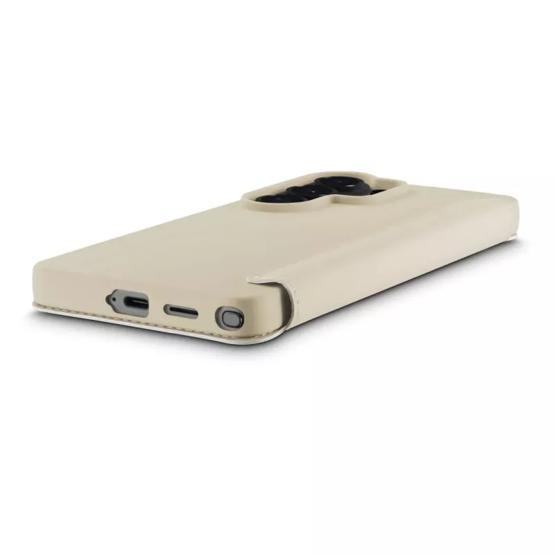 Folio mobile phone case HAMA Fantastic Feel for Galaxy S26 Ultra, 17.5 cm (6.9 inch), Beige, 2 card pockets