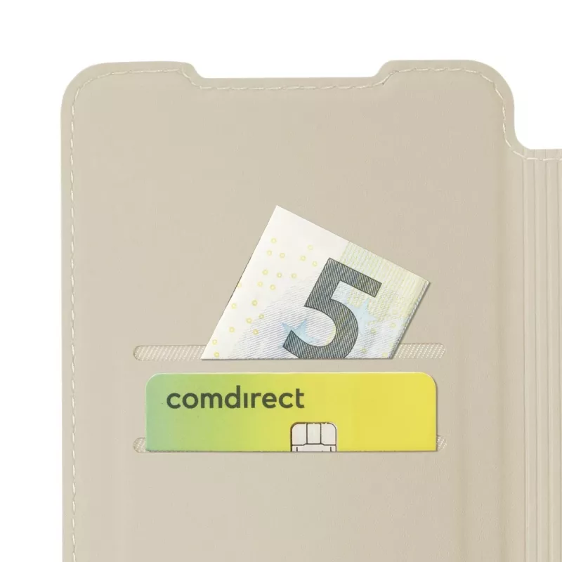 Folio mobile phone case HAMA Fantastic Feel for Galaxy S26 Ultra, 17.5 cm (6.9 inch), Beige, 2 card pockets