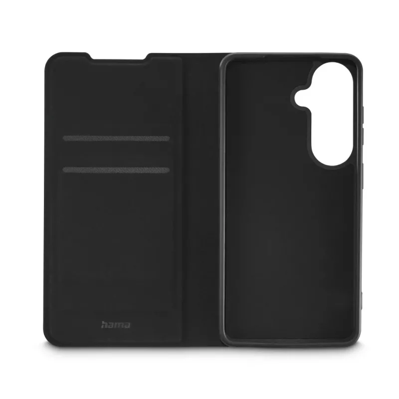 Folio phone case HAMA Daily Protect for Samsung Galaxy S26, 16 cm (6.3 inch), black, 2 card pockets, desktop stand