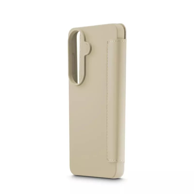 Folio phone case HAMA Fantastic Feel for Samsung Galaxy S26, 16 cm (6.3 inch), beige, 2 card pockets