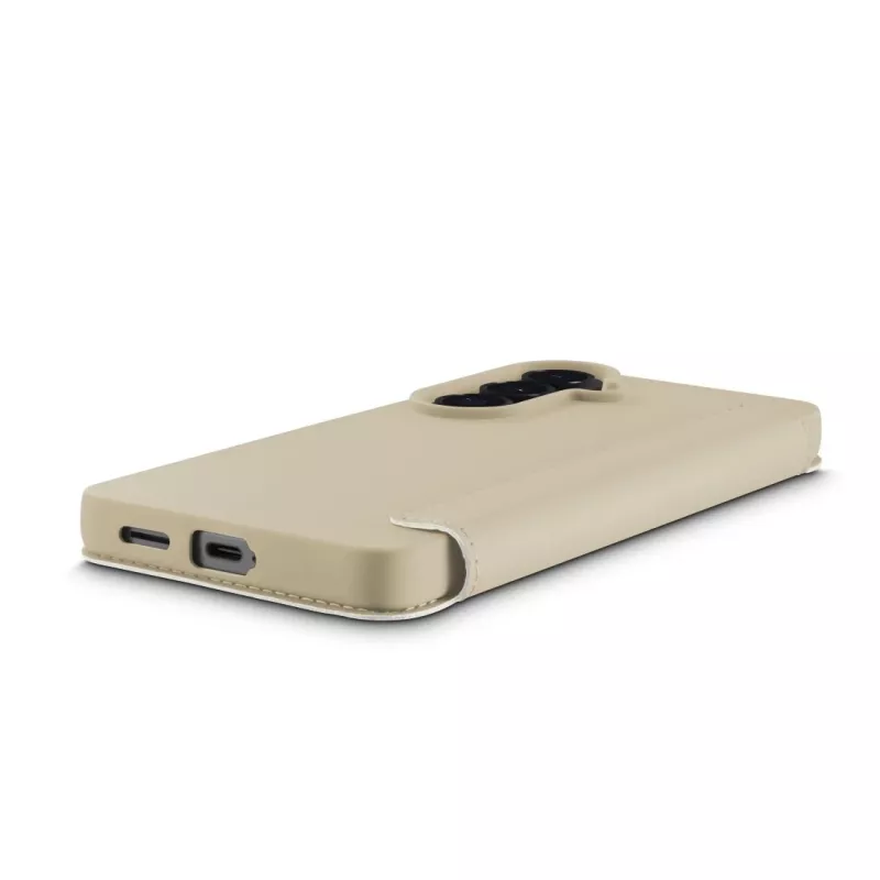 Folio phone case HAMA Fantastic Feel for Samsung Galaxy S26, 16 cm (6.3 inch), beige, 2 card pockets