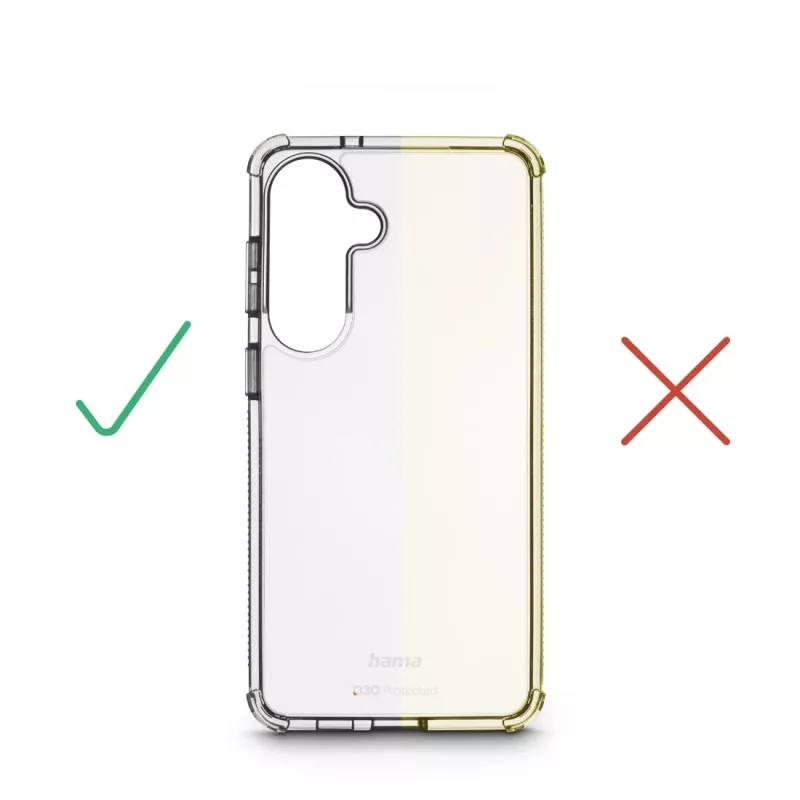 Mobile phone cover HAMA Extreme Protect for Samsung Galaxy S26, transparent, fits 16 cm (6.3 inch) screens